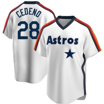 Cesar Cedeno Women's Houston Astros Alternate Jersey - Black Golden Replica