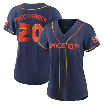 Chas McCormick Signed Houston Astros Jersey (Beckett) 2022 World Champ –