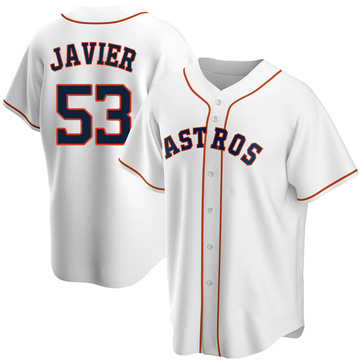 Men's Houston Astros Cristian Javier Nike White/Gold 2023 Gold