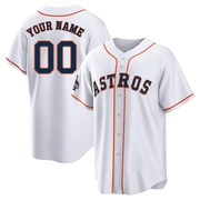 Replica Custom Youth Houston Astros White 2022 World Series Champions Home Jersey