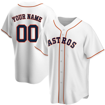 Personalized Houston Astros Home Replica White Baseball Jersey • Kybershop