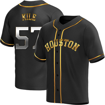 Darryl Kile Houston Astros Youth Navy Backer Long Sleeve T-Shirt 