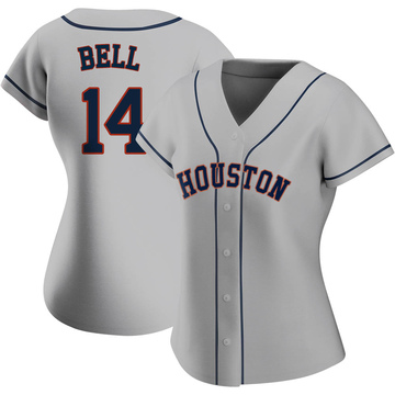 Men's Derek Bell Houston Astros Authentic Gold White 2023 Collection Jersey