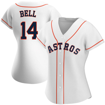 Men's Derek Bell Houston Astros Authentic Gold White 2023 Collection Jersey