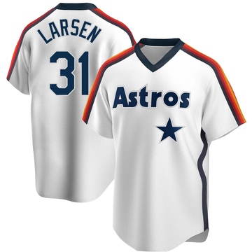 Don Larsen Houston Astros Youth Navy Branded Base Runner Tri-Blend Long  Sleeve T-Shirt 