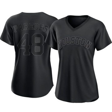 Enoli Paredes Houston Astros Women's Navy Roster Name & Number T-Shirt 