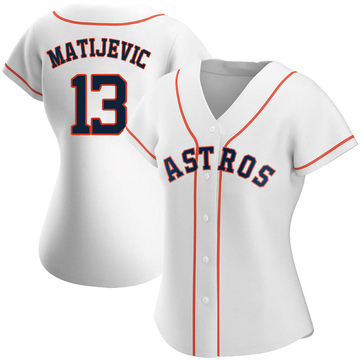 J.J. Matijevic Men's Houston Astros Home Cooperstown Collection