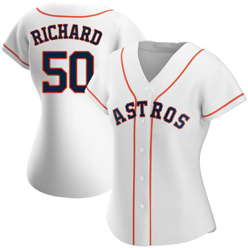 J. R. Richard Signed Houston Astros Jersey (JSA COA) 2xNL K Leader 197 –  Super Sports Center