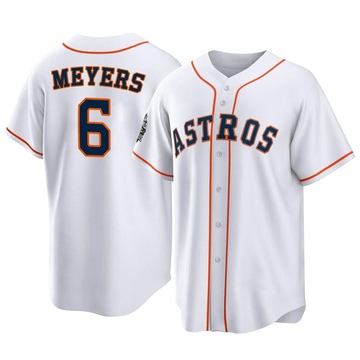 Jake Meyers Signed Houston Astro Jersey (JSA COA) 2017 Draft Pick /  Outfielder