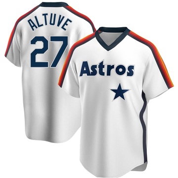 Houston Astros Jose Altuve Orange Throwback Pullover Jersey – US Soccer Hall