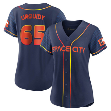 José Urquidy #65 Houston Astros 2023 Season White AOP Baseball Shirt  Fanmade