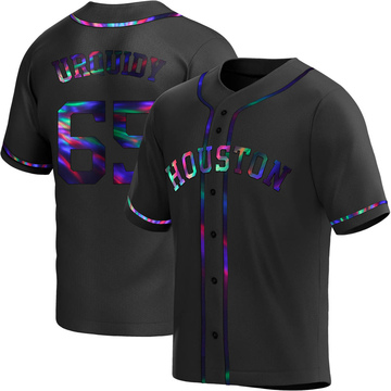 José Urquidy #65 Houston Astros 2023 Season White AOP Baseball Shirt  Fanmade