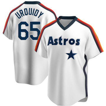 José Urquidy #65 Houston Astros 2023 Season White AOP Baseball Shirt  Fanmade