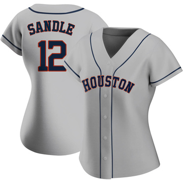 Women's Michael Sandle Houston Astros Authentic White 2022 World