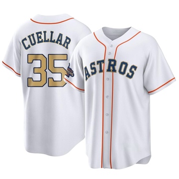 Men's Mike Cuellar Houston Astros Authentic Gray Road Jersey