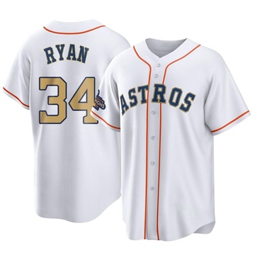 Authentic Custom Houston Astros Youth jerseys Stitched #34 Youth Nolan Ryan  jersey kids cool base rainbow white orange customize - AliExpress