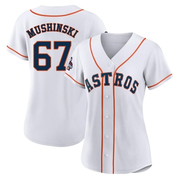 Youth Parker Mushinski Houston Astros Replica White Home Jersey