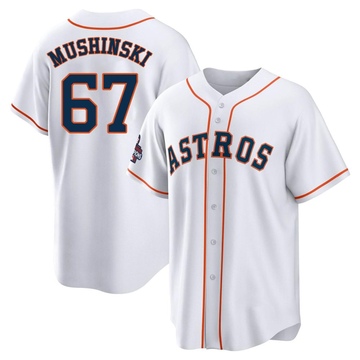Parker Mushinski Houston Astros Youth Orange Roster Name & Number T-Shirt 