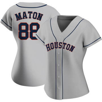 Youth Phil Maton Houston Astros Replica White Home Cooperstown Collection  Jersey