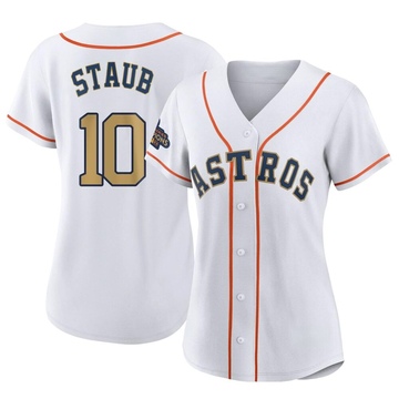 Men's Rusty Staub Houston Astros Replica Gray Road Jersey