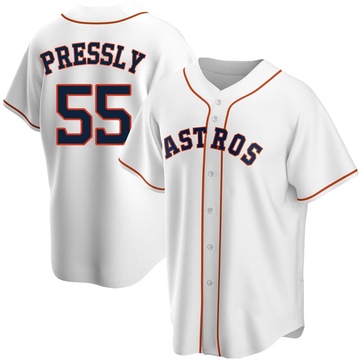Ryan Pressly Houston Astros Women's Navy Roster Name & Number T-Shirt 