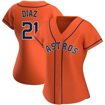 Fanatics (Nike) Yainer Diaz Houston Astros Replica Home Jersey - White, White, 100% POLYESTER, Size 2XL, Rally House